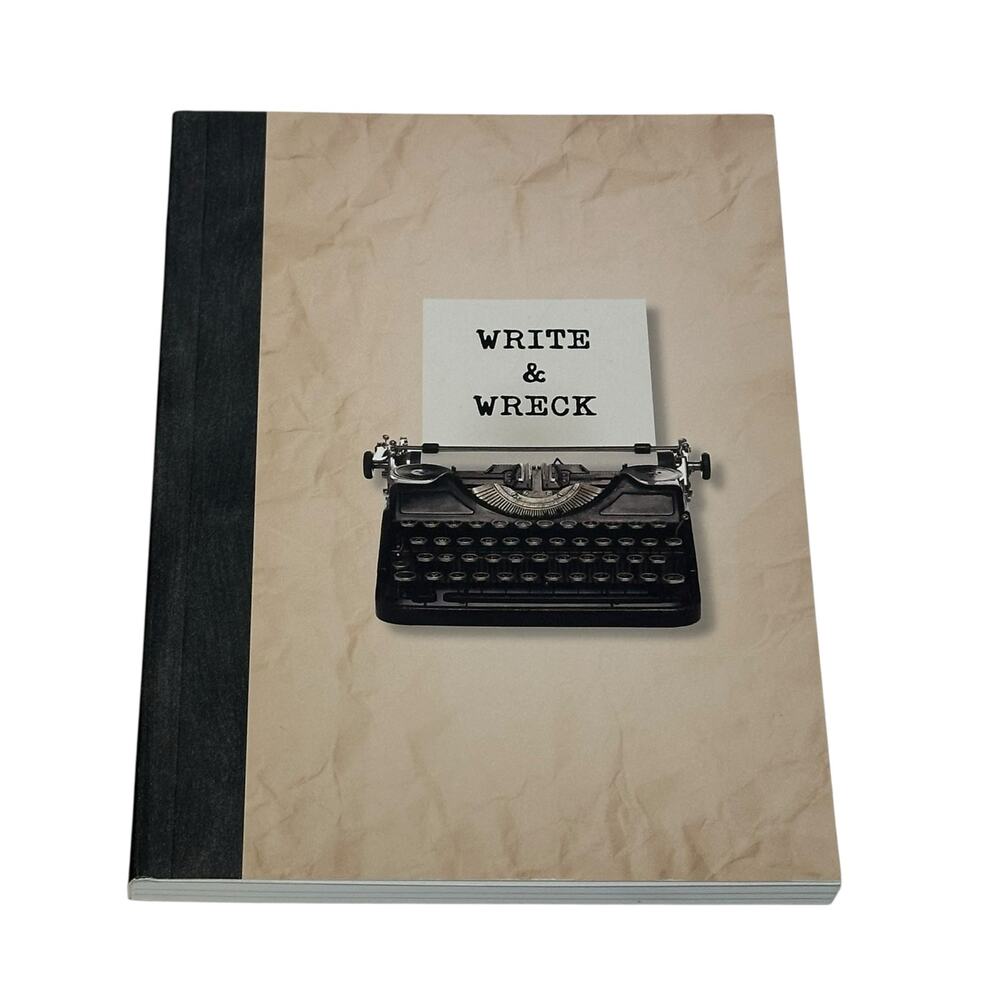 write & wreck journal new prompt writing book self discovery